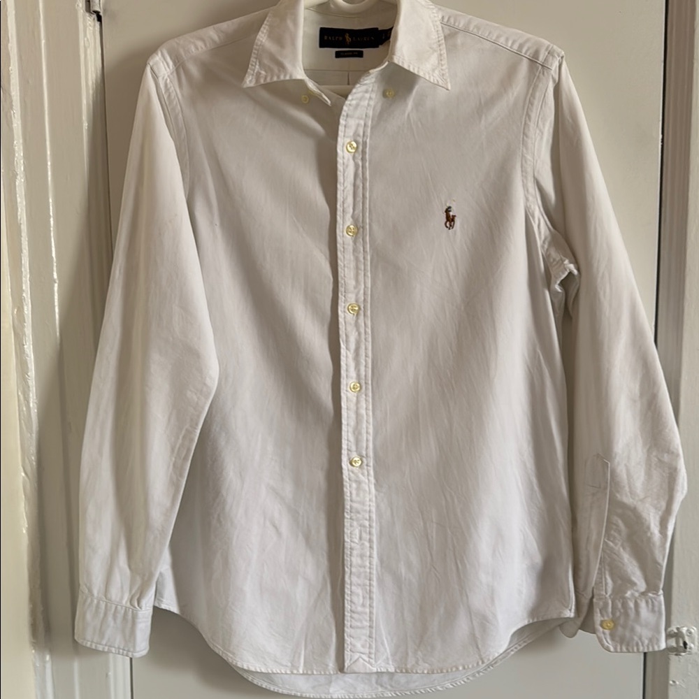 Polo by Ralph Lauren White Casual Button Down Shirt